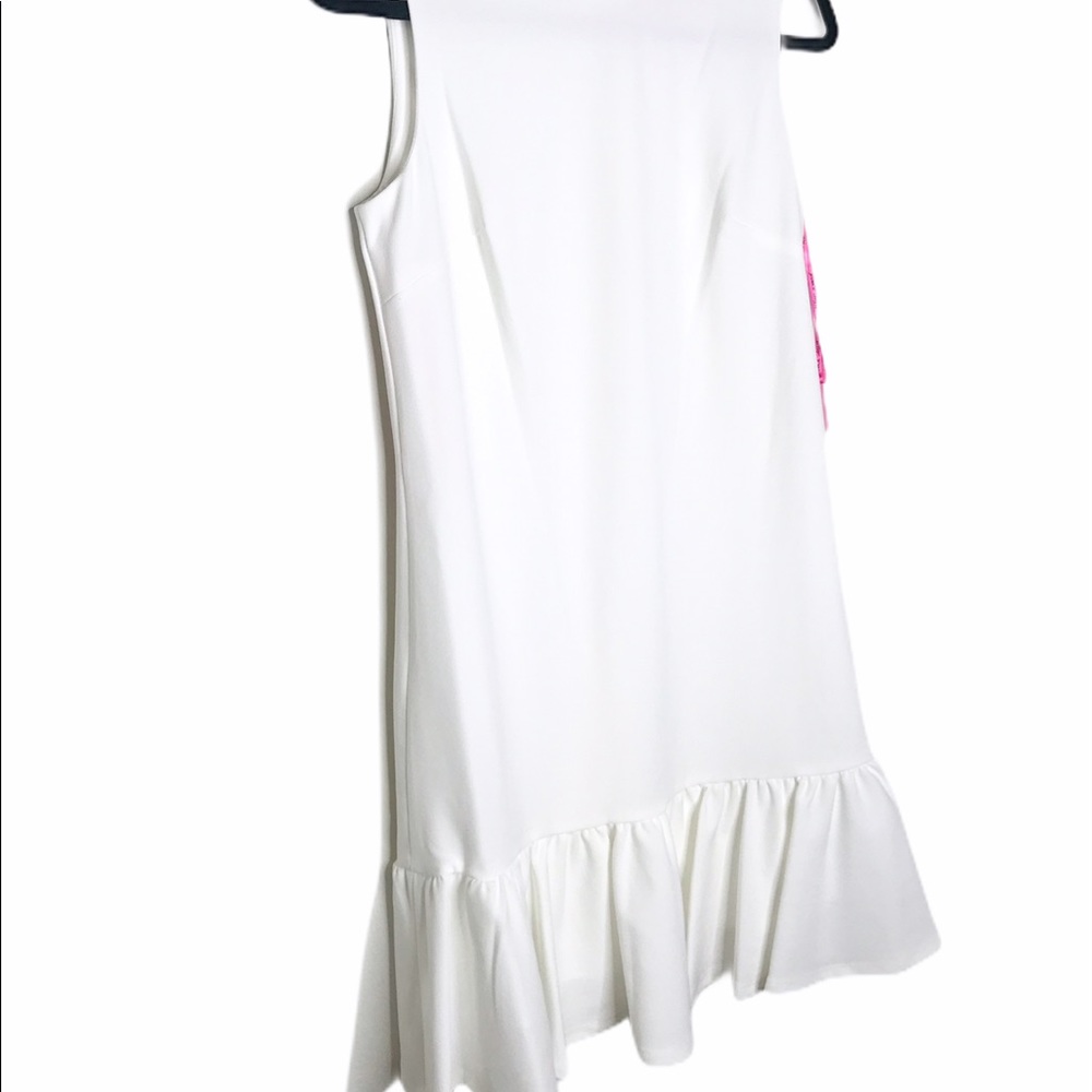NWT Betsey Johnson  Crepe Dress with Ruffled Hem - Picture 4 of 7